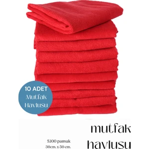 10 Adet Mutfak Havlusu El Yüz Havlusu