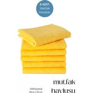 6 Adet Mutfak Havlusu El Yüz Havlusu