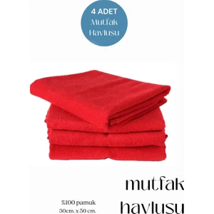 4 Adet Mutfak Havlusu El Yüz Havlusu