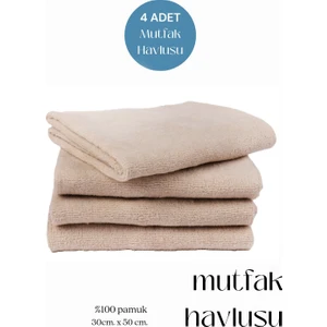 4 Adet Mutfak Havlusu El Yüz Havlusu