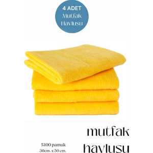 4 Adet Mutfak Havlusu El Yüz Havlusu