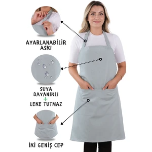 Simple Ayar Askılı Mutfak Önlüğü