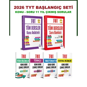 Kurul Yayıncılık 2026 Tyt Başlangıç Seti Konu Soru ve 11 Yıl Çıkmış Sorular (6 Kitap)