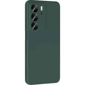 Realme C75 Uyumlu Kılıf Lansman Içi Kadife Yeşil + Ekran Koruyucu