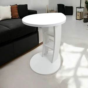 Yağmur Yan Sehpa-Beyaz