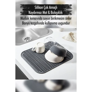 Silikon Çok Amaçlı Kaydırmaz Mat & Bulaşıklık (28*36 cm )