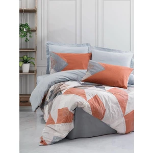 Cotton Box  Mode Line Çift Kişilik Nevresim Takımı Joseph Mavi
