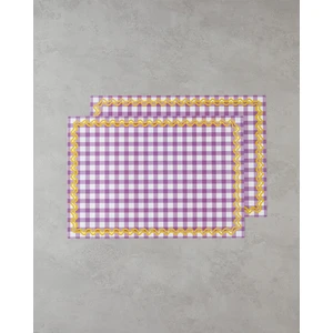 Sommertanz Polipropilen 2'li Amerikan Servis 29X42 cm Mor