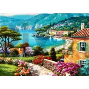Pix Art Sanat Kasaba  Manzarası Elmas Mozaik Puzzle Tablo Diamond Türkiye  71 x 51 cm