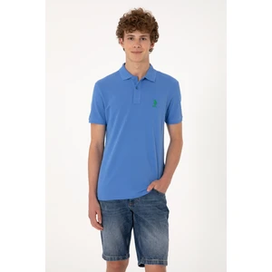 U.S. Polo Assn. Erkek İndigo Basic Tişört 50298041-VR028