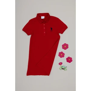 U.s. Polo Assn. Kız Çocuk Kırmızı Elbise (Örme) 50299947-VR171
