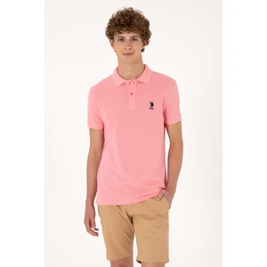 U.s. Polo Assn. Erkek Pembe Tişört Basic 50298041-VR041