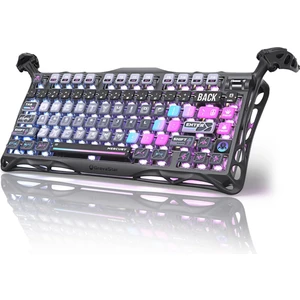 Mercury K1 Pro Rgb Kablosuz Mekanik Gaming Klavye, Alüminyum Çerçeveli, Ingilizce Q, Galaxy Siyah