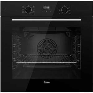 QBL63CS Flowart Serisi Siyah Ankastre Fırın (0+7 Konum)