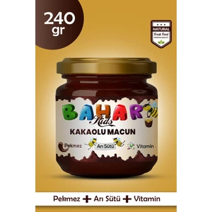 Bahar Kids Çocuklar İçin Özel & Arı Sütü Pekmez Bal ve Vitamin Kakaolu Macun 3 x 240 gr