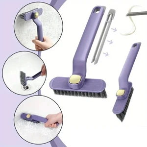 360 Derece Döner Başlıklı Temizlik Fırçası Cımbızlı Dar Alan Toz Mutfak Banyo Temizlik Fırçası