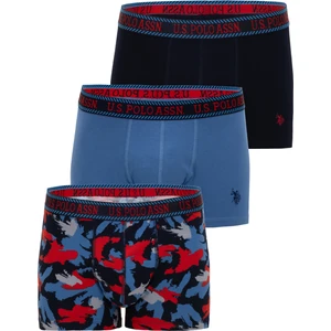 U.S. Polo Assn. Erkek 3'lü Boxer Takım 50310699-VR033