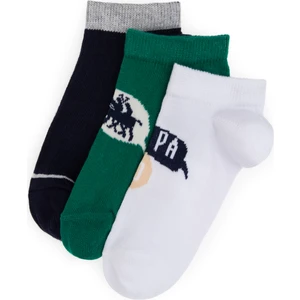 U.s. Polo Assn. Erkek Çocuk Beyaz Çorap (Patik) 50311347-VR013
