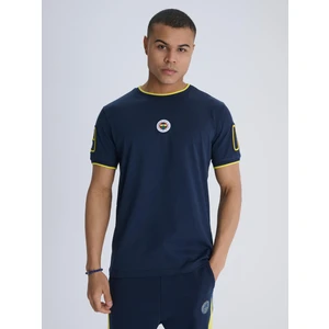Erkek Trıbun Triko Bant Detaylı T-Shirt
