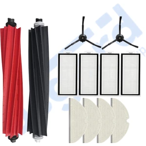 Asgard Grup Roborock Q8 Max , Q8 Max+ Uyumlu 1 Ana Fırça 2 Yan Fırça 4 Filtre 4 Mop