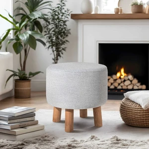 Mio Dekoratif Puf - Bej 40X40X40 cm