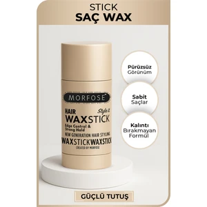 morfose Stick Saç Wax 55 Gr - Saç Sabitleyici, Güçlü Tutuş