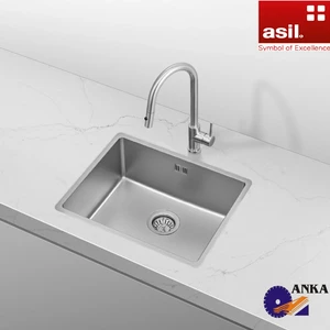 (40×50CM) Yalıtımlı Paslanmaz Çelik Evye, Mutfak Eviyesi