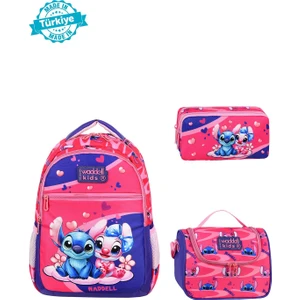 Stiç Temalı Ilkokul Sırt Çantası,termal Beslenme Çantası ve Kalemlik,ilköğretim Çantası Set