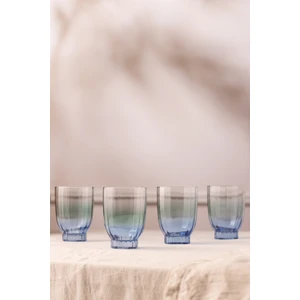 Elite 4'lü Meşrubat Bardağı - Mavi - 320 ml