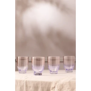 Elite 4'lü Meşrubat Bardağı - Mor - 320 ml