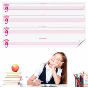 Kılavuz Çizgili Akıllı Kağıt Yazı Tahtası Duvarda Iz Bırakmaz Statik Yeni Müfredata Uygun 100X56CM