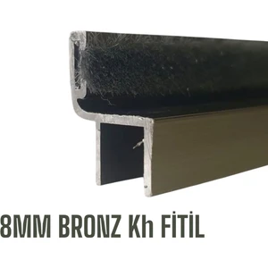 8 mm Bronz Alüminyum Cam Balkon Fitili