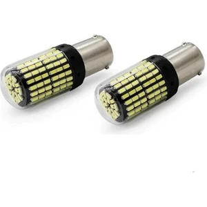 ERAKS 93 Tek Duy  144 LED  Geri Vites Ampulü LED P21W BA15S 144 Ledli Beyaz 2 Adet