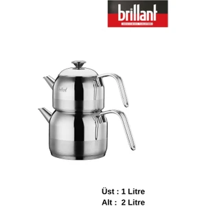 Mira Aile Boy Çelik Çaydanlık