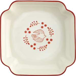 Red Bird Köşeli Tabak 19 cm