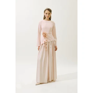 Annıta Abiye Elbise Pudra