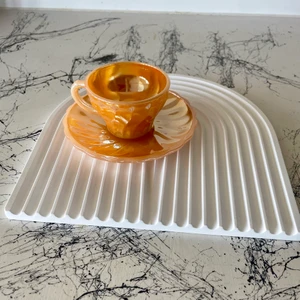 N-E Studio Pinterest Sunumluk Kemer Formlu  / Dekoratif Tepsi