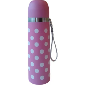 Sema Baby Puantiyeli Bebek Termosu 500 ml - Pembe