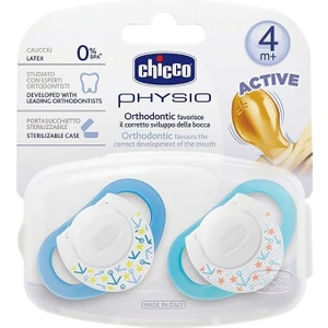 Physio Kauçuk Emzik +4ay - Mavi