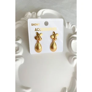 Kadın Küpe Sallantı Badem Çapraz Model Küpe