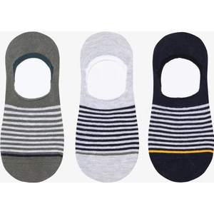 Erkek Multiple Stripe Çok Renkli 3'lü Suba Çorap