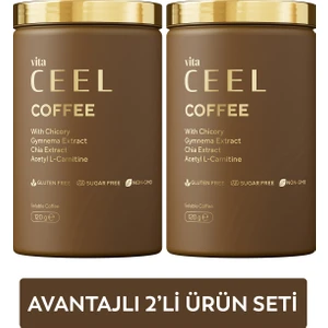 2'li Hindiba, Gimneya, Chia Extract, L-Karnitim Içeren Detox Kahve