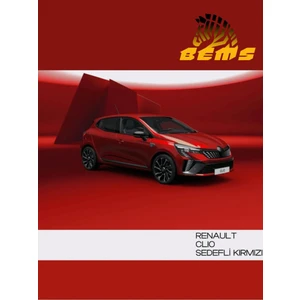 Renault Clio Nnp Sedefli Alev Kırmızı - Rötuş Boyası Çift Şişe 30ML/30ML. ve Rötüş Çeliği