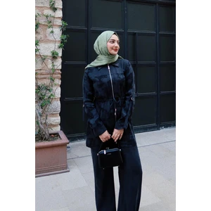 Siyah Kare Bombe Görünümlü Omuz Çantası