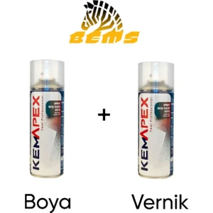 Otomobil Rötüş Sprey Boya + Vernik 400ML + 400ML
