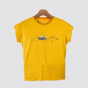 Fisherman Kadın Baskılı T-Shirt