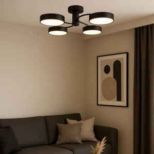 Vale 4lü LED Avize Modern Tasarım Enerji Tasarruflu 3 Renk Işık Oturma Odası Mutfak Giyinme Odası