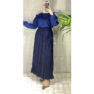 Kadın Trend Yeni Sezon 100 cm Extra Uzun Tesettüre Uygun Etek