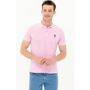 U.S. Polo Assn. Erkek Açık Pembe Tişört Basic 50263238-VR078