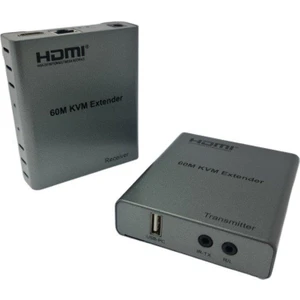 60METRE Hdmı+Usb+Ir To Cat6 Kvm Extender